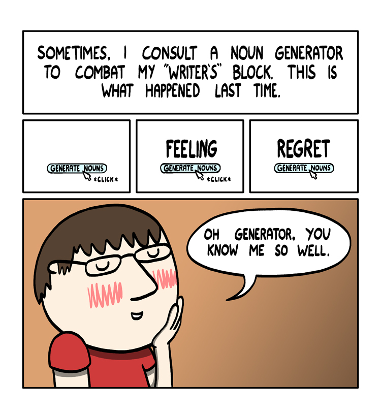 ~smelly~ ~comic~ ''Oh, you.''