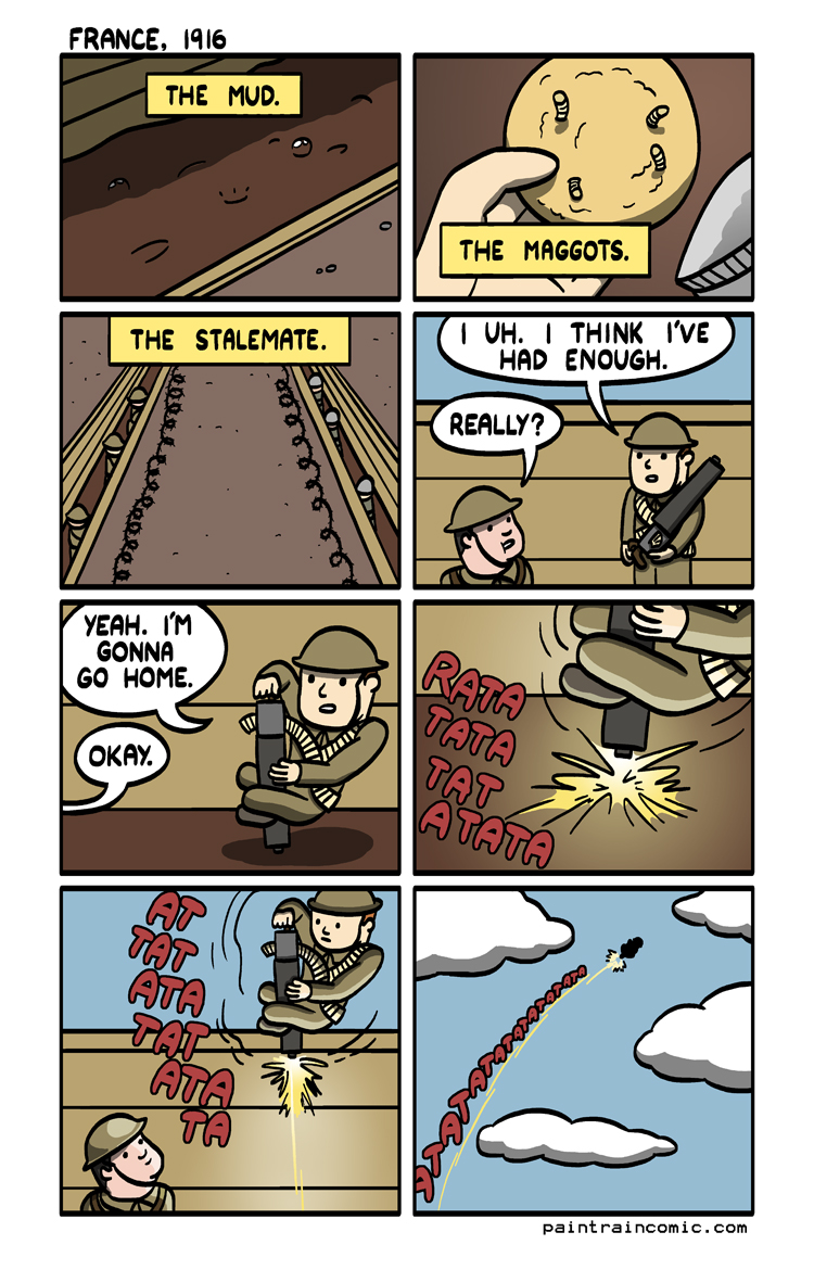 Works with tanks, too.