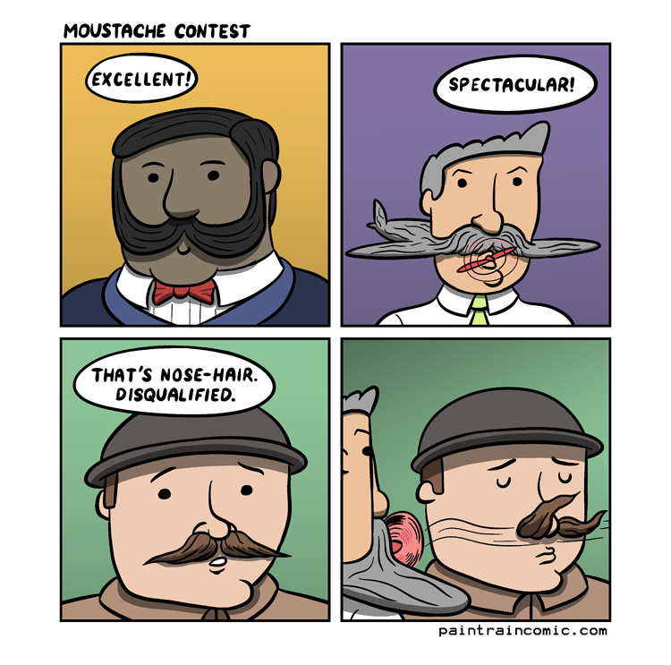 You think you can trick these judges with NOSE HAIR? That's the oldest trick in the book, which I'm throwing at you - you're under arrest. You think you can trick these judges with NOSE HAIR? That's the oldest trick in the book, which I'm throwing at you - you're under arrest.